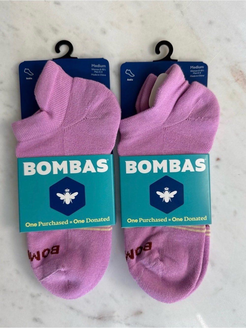 New with Tags Bombas Ankle Socks - 2 Pair 
*Women’s Medium (Fits Women’s 8–10½ /